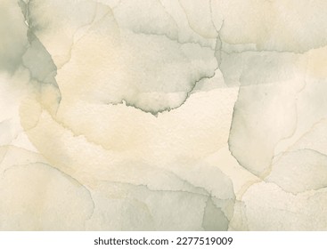 Detailed hand painted watercolour background in earth tone colours