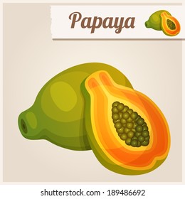 Detailed Icon. Papaya.