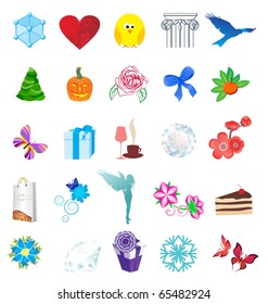 detailed icons vector Illustration