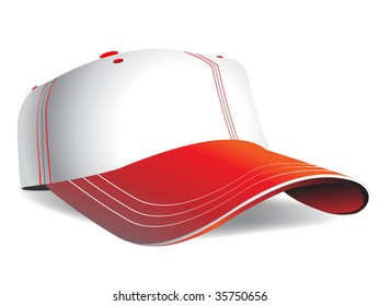 Detailed illustration of baseball cap