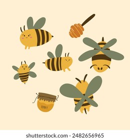 Detailed illustration of a bee with realistic texture and vibrant colors. Great for educational materials, nature-themed projects, and branding. High-quality vector file.

