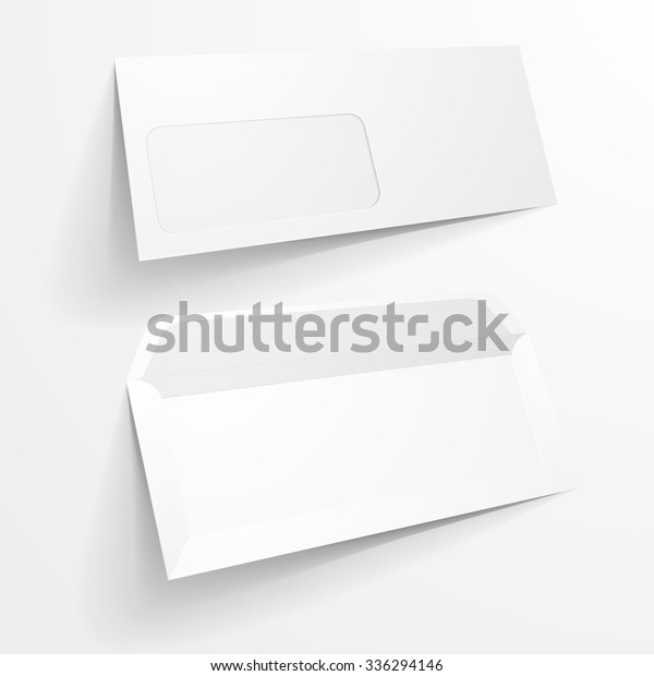 Download Detailed Illustration Blank Envelope Mockup Templates Stock Vector Royalty Free 336294146 Yellowimages Mockups