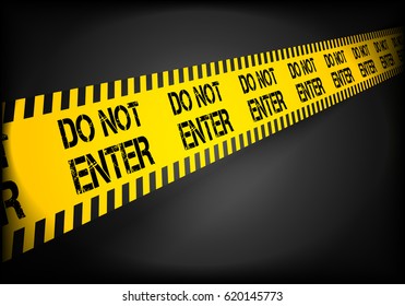 detailed illustration of a Do Not Enter danger lines background, eps10 vector