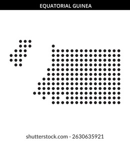 Detailed illustration of Equatorial Guinea's map