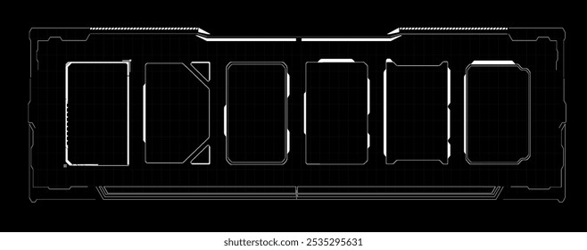 A detailed illustration of a gaming graphics card components layout, emphasizing circuit design and structure in modern technology.