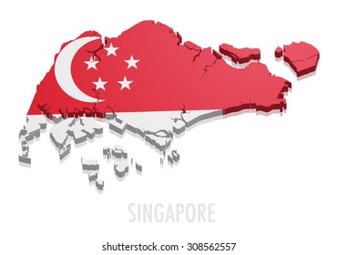 4,156 Singapore map flag Images, Stock Photos & Vectors | Shutterstock