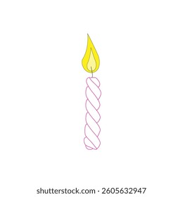 Detailed illustration of red ribbon bow
