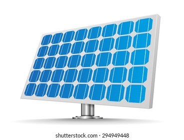 detailed illustration of a solar cell panel, eps10 vector