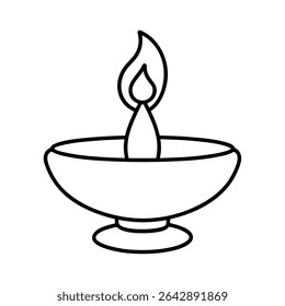 Detailed illustration of a traditional Tibetan butter lamp, showcasing intricate design and vibrant colors. Perfect for cultural, religious, or spiritual themes.