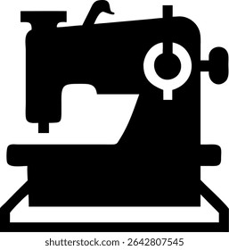 A detailed illustration of a **vintage sewing machine**, showcasing classic craftsmanship and retro charm—perfect for sewing, tailoring, and nostalgic craft-themed designs.
