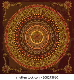 Detailed Indian Mandala design