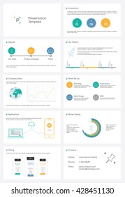 Dashboard Admin Panel Vector Design Template Stock Vector (Royalty Free ...