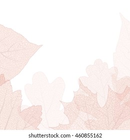 Detailed leaves background. EPS 10 vector file included
