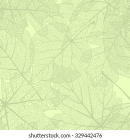 Detailed leaves seamless background. EPS 10 vector file included