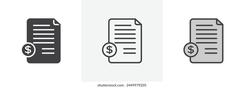 Detailed Legal Document Icon Set with Contracts, Agreements, and Legal Briefs Symbols