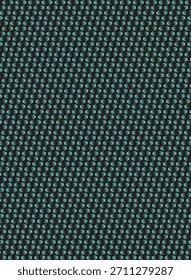 A detailed macro view of a dark green fabric showcasing its intricate woven texture and subtle sheen.