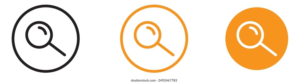 Detailed Magnifying Glass Icon for Search and Investigation Graphics Perfect for Representing Zoom and Detailed Examination Tools