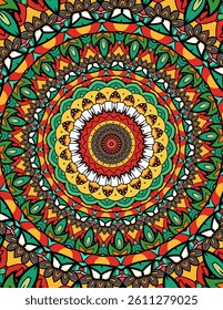 Detailed Mandala Patterns with Detailed Floral Designs
