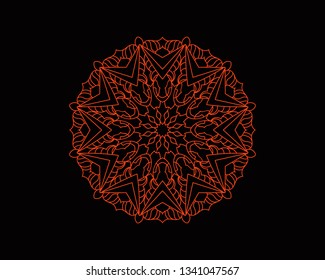detailed mandala vector 19