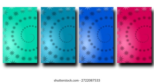 Un detallado diseño de patrón de azulejos inspirado en mandala para tarjetas, utilizando Elementos simétricos ornamentados perfectos para temas de bienestar y espirituales.