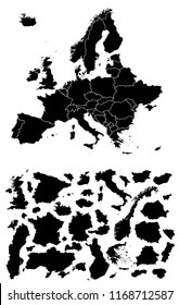 Detailed map of Europe