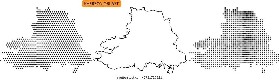 Detailed map illustration featuring various patterns and shapes highlighting geographic regions