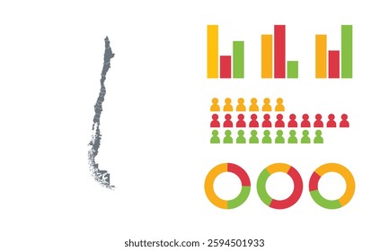 Detailed Map Infographic of Chile