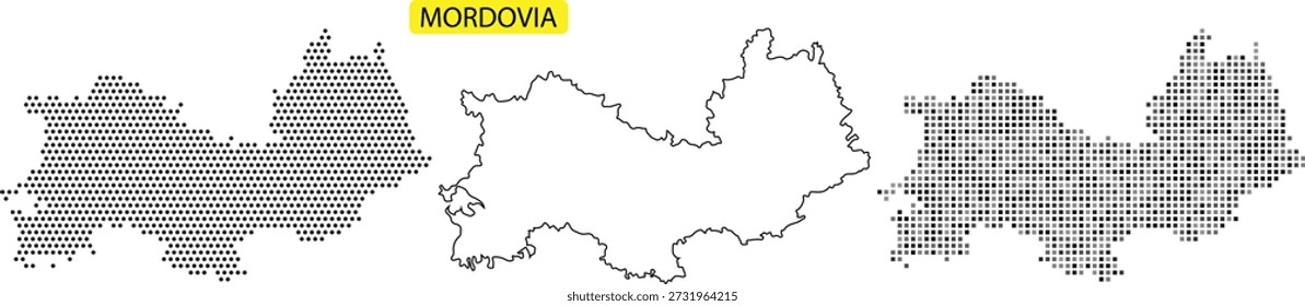 Mapa detalhado de Marrocos com diferentes padrões de escala de cinza e fundo branco