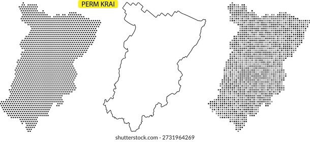 Mapa detallado de la región del perú con diferentes tonos y área resaltada