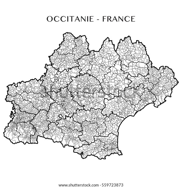 Occitanie Wine Map