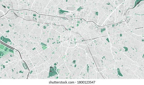 Detailed map of Sao Paulo, Brazil