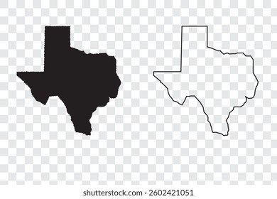 Detailed Map of Texas State