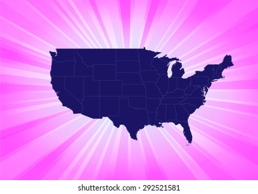 Detailed Map of The United States 