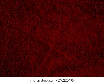 Detailed maroon leather texture background. Vector illustration