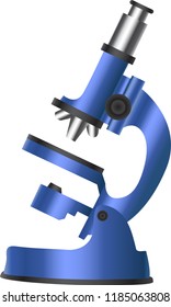 Detailed microscope illustration