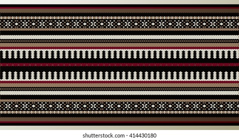 A Detailed Middle Eastern Traditional Carpet Fabric Texture