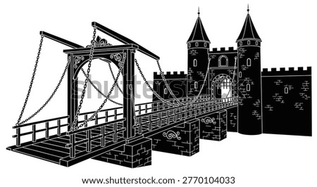 Detailed model of Tower Bridge London