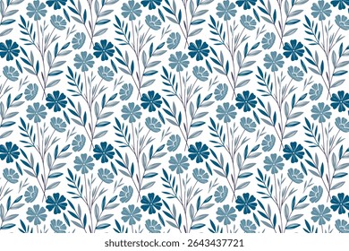 detailed one line floral drawing texture in abstract seamless form for kitchen wear fashion textiles and pillow applications

