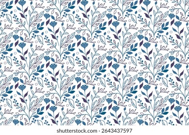detailed one line flower illustration with trendy botanical elements for fabric wrapping pillow covers and contemporary kitchen wear

