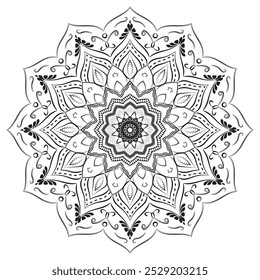 Detailed Ornamental Mandala Design Background