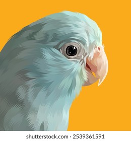 Detailed Parrot Bird Illustration in vector art style