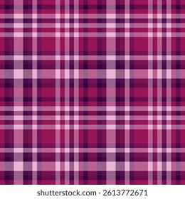 Detailed pink  plum plaid pattern. Perfect for textile designs, backgrounds, or fashion concepts. Use for traditional or modern aesthetic projects.