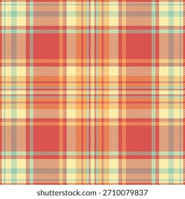 Detailed pixelated tartan pattern. Warm, cozy feel. Ideal for backgrounds, textures, textiles, or retro designs. Evokes nostalgia and classic style.