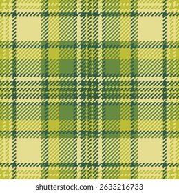 Detailed plaid pattern in varied green hues. Traditional textile design with a modern color twist. Use for backgrounds, apparel, or graphic design.