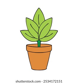 Detailed plant silhouette with roots, perfect for botanical illustrations, eco-friendly design projects, and nature-inspired logos. Ideal for creating organic, nature-based visuals for digital use.