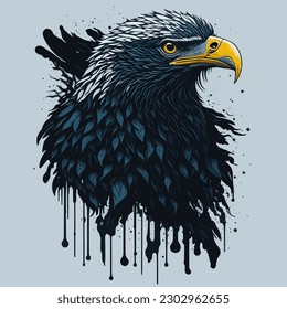 Detailed print of animal,t-shirt design