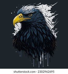 Detailed print of animal,t-shirt design