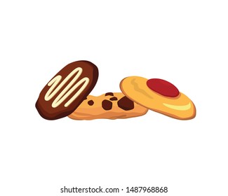 
Detailed and Realistic Various Cookies Illustration
