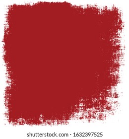 detailed red grunge texture background with white border