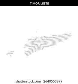 Detailed representation of Timor Leste's geographical layout